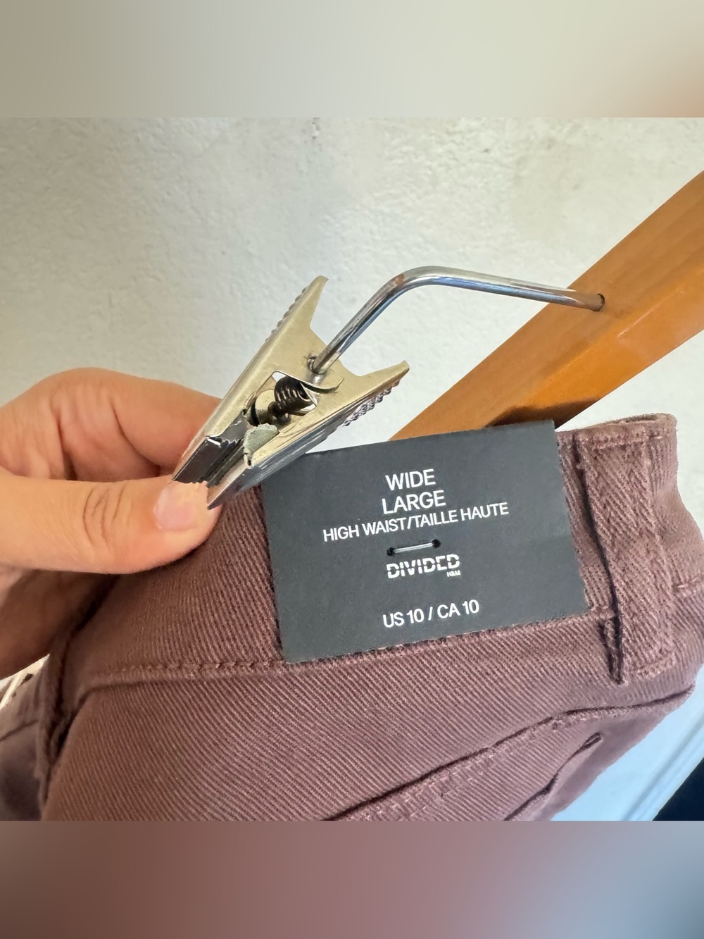 H&M Chocolate Brown Wide Leg Pants - Picture 5 of 8